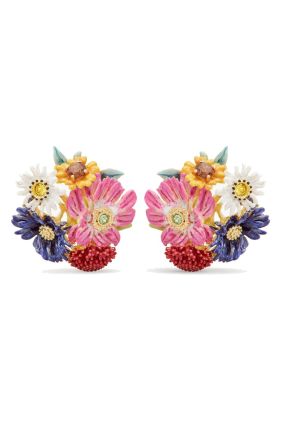 Wild Flower Bouquet Post Earrings