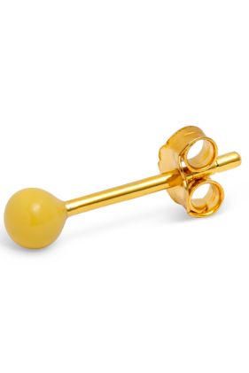 Colour Ball One Piece Enamel - Yellow