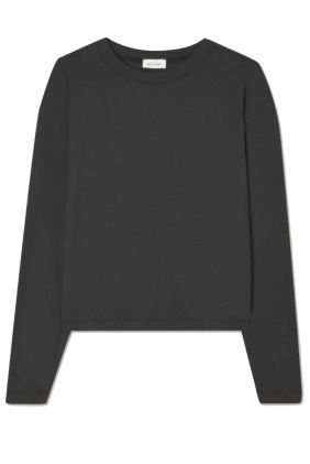 Ypawood Long Sleeve Top - Carbon Melange