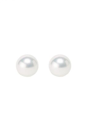 Essentials Joy Mother of Pear Ear Studs - Matt Gold