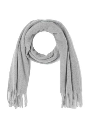 Zinaco Unisex Scarf - Grey Black Melange
