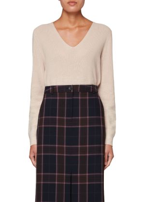 Check Midi Skirt - Midnight