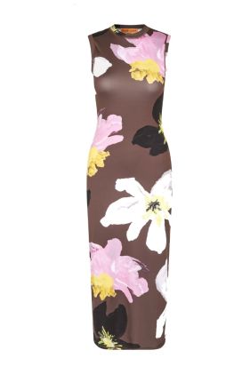 Elastic Tank Dress - Wild Flowers