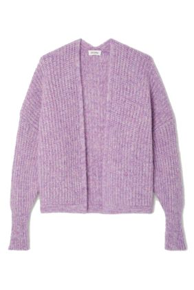 East Cardigan - Lilac Melange