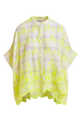Hacramento Embroidered Shirt - Off White