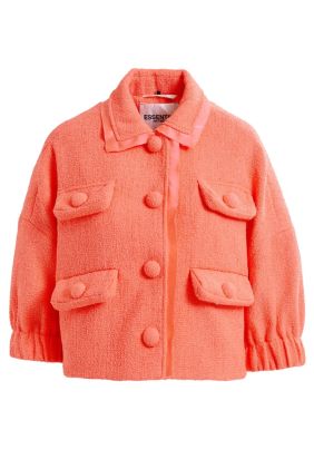 Hecks Cropped Jacket - Calypso Pink