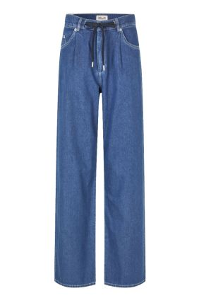 Nanny Trousers - Light Worn Denim