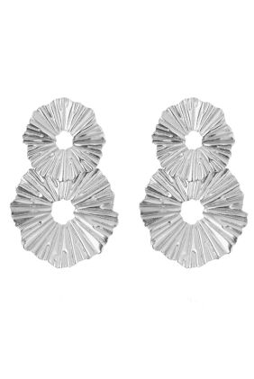 Vassia Earrings - Rhodium